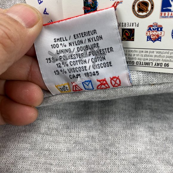 Vintage Toronto Maple LEAFS Jacket Windbreaker Men Large L Spell Out New w/ Tags - Picture 11 of 16